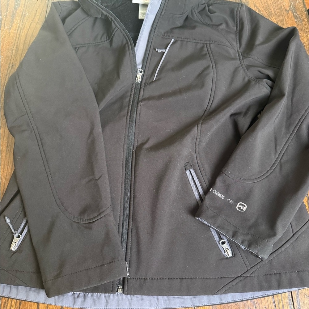 Men's Free Country‎  Black Softshell Jacket L water resistant